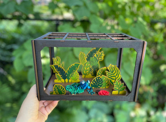 DIY 3D Frog Terrarium