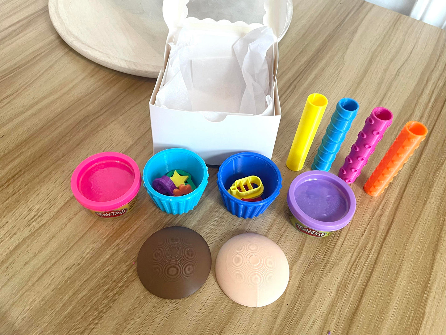 Pretend Cupcake Play Doh Kit