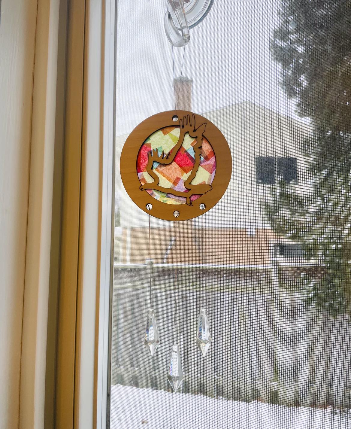 DIY Eagle Suncatcher Kit with Crystals