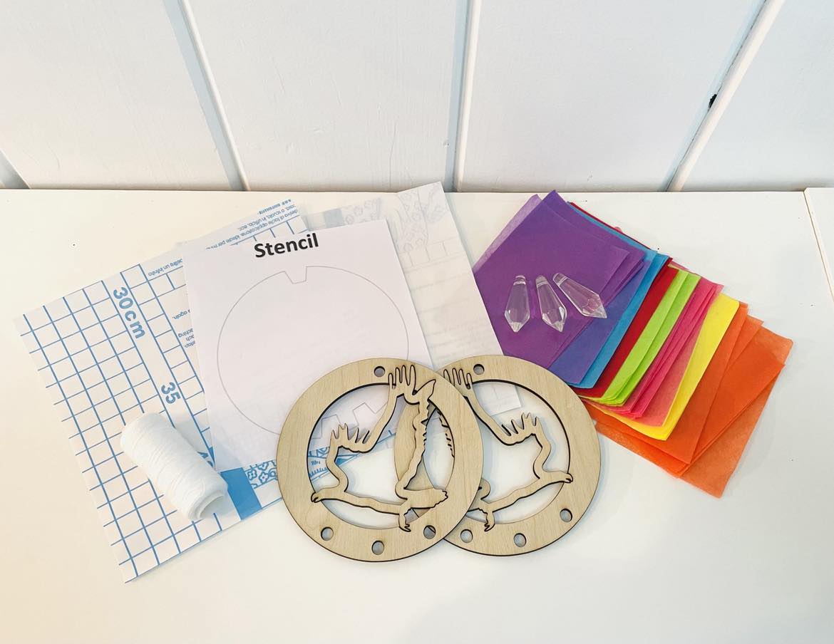 DIY Eagle Suncatcher Kit with Crystals