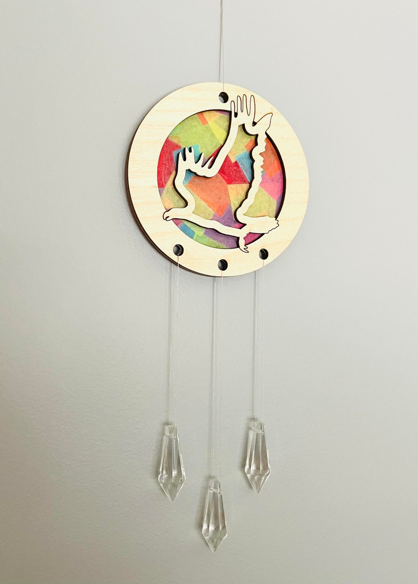 DIY Eagle Suncatcher Kit with Crystals