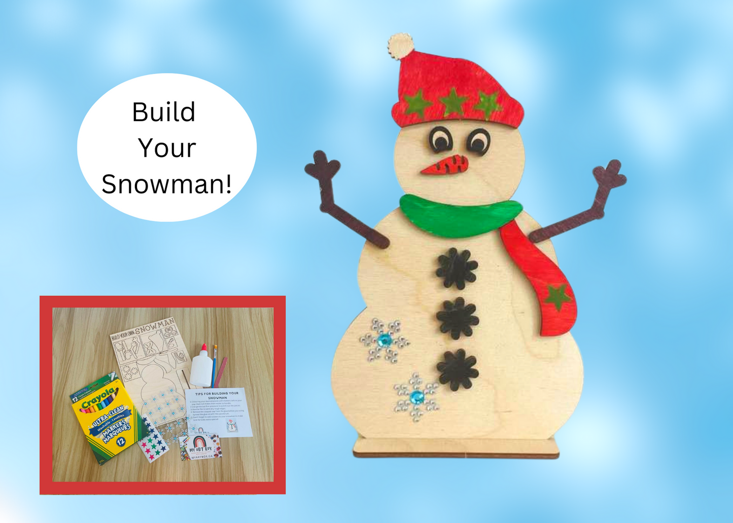 DIY Build Your Snowman
