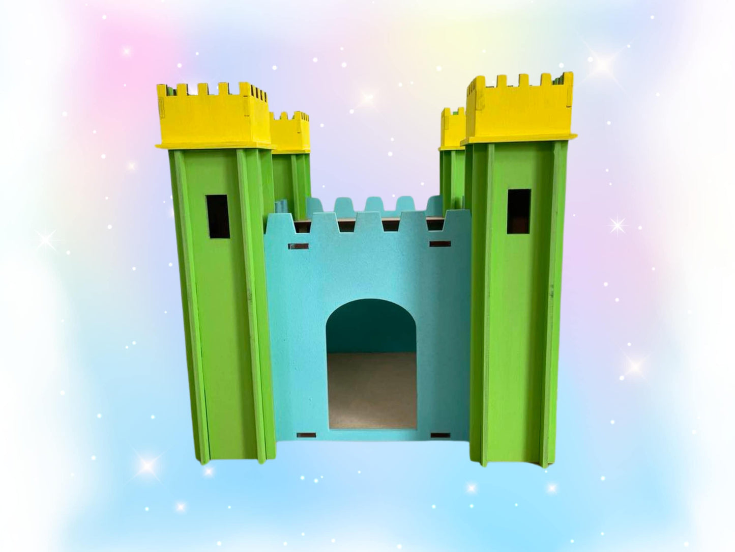 DIY Dragon Medieval Castle House, Doll House Castle