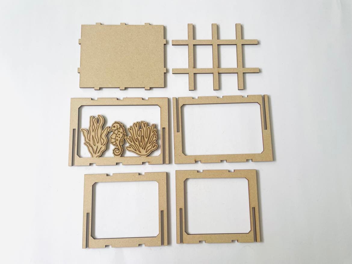 DIY Mini 3D Fish Aquarium Tank