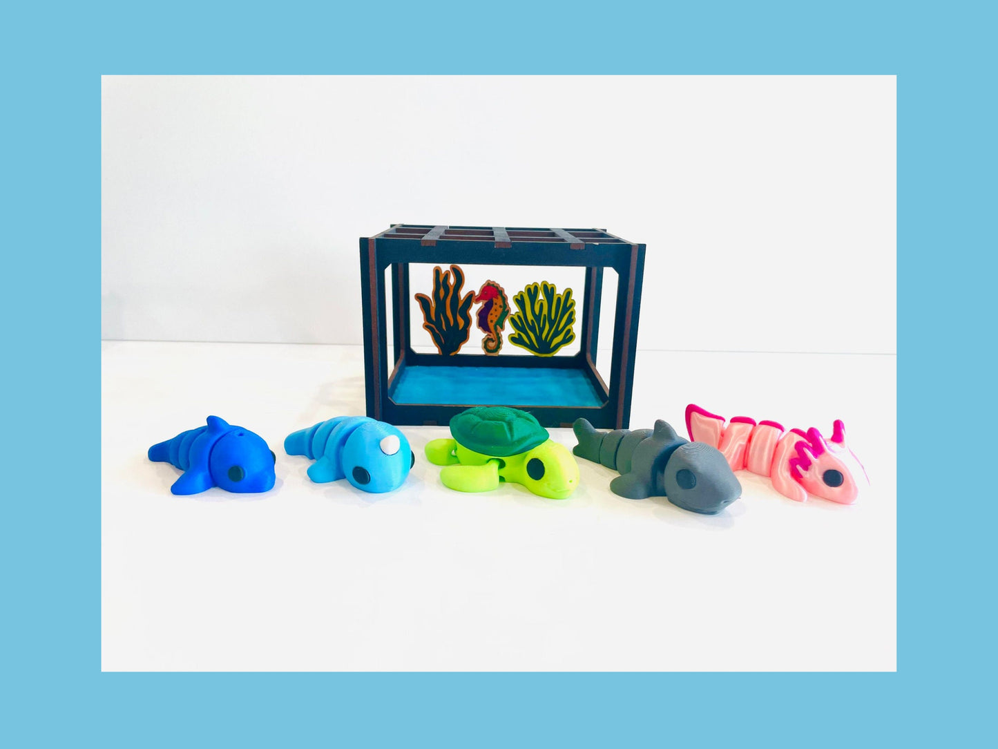 DIY Mini 3D Fish Aquarium Tank