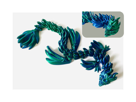 3D Printed Sea Ocean Dragon, Choose Your Colour