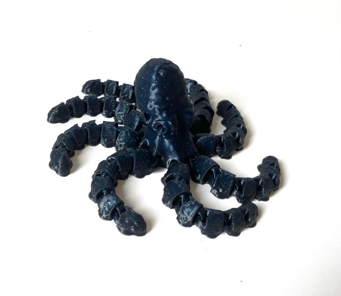 3D Printed Sea Octopus, Choose Your Colour