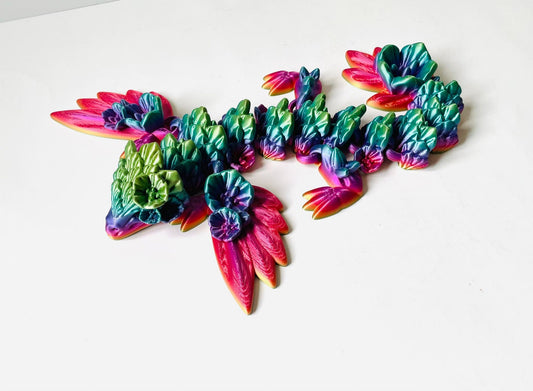 3D Printed Apple Blossom Dragon, Choose Your Colour