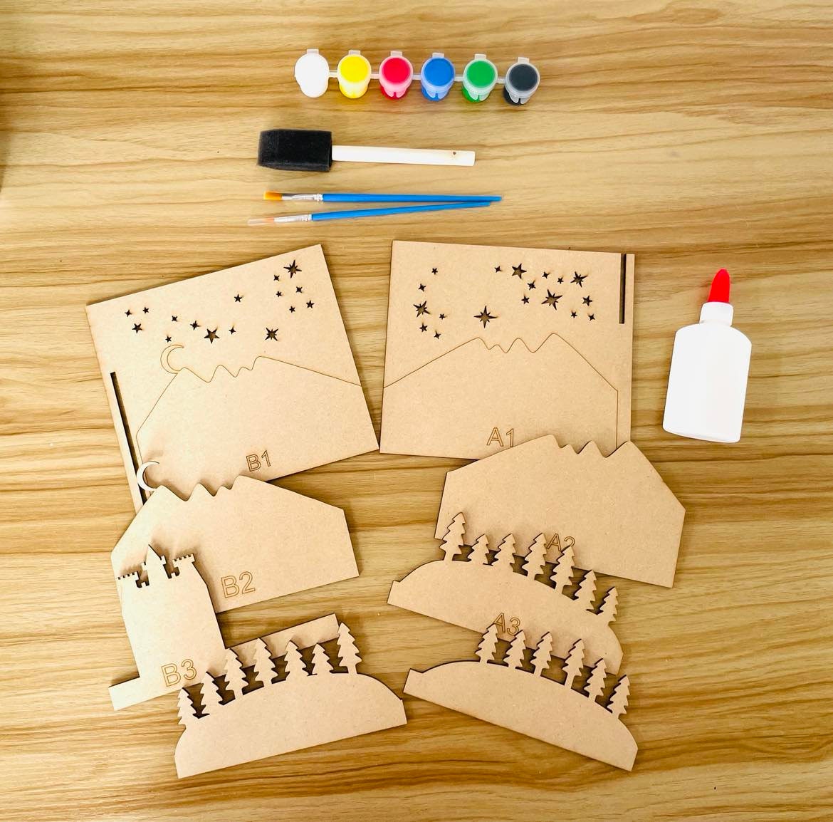 DIY Magical Background, Castle Storybook Fairytale