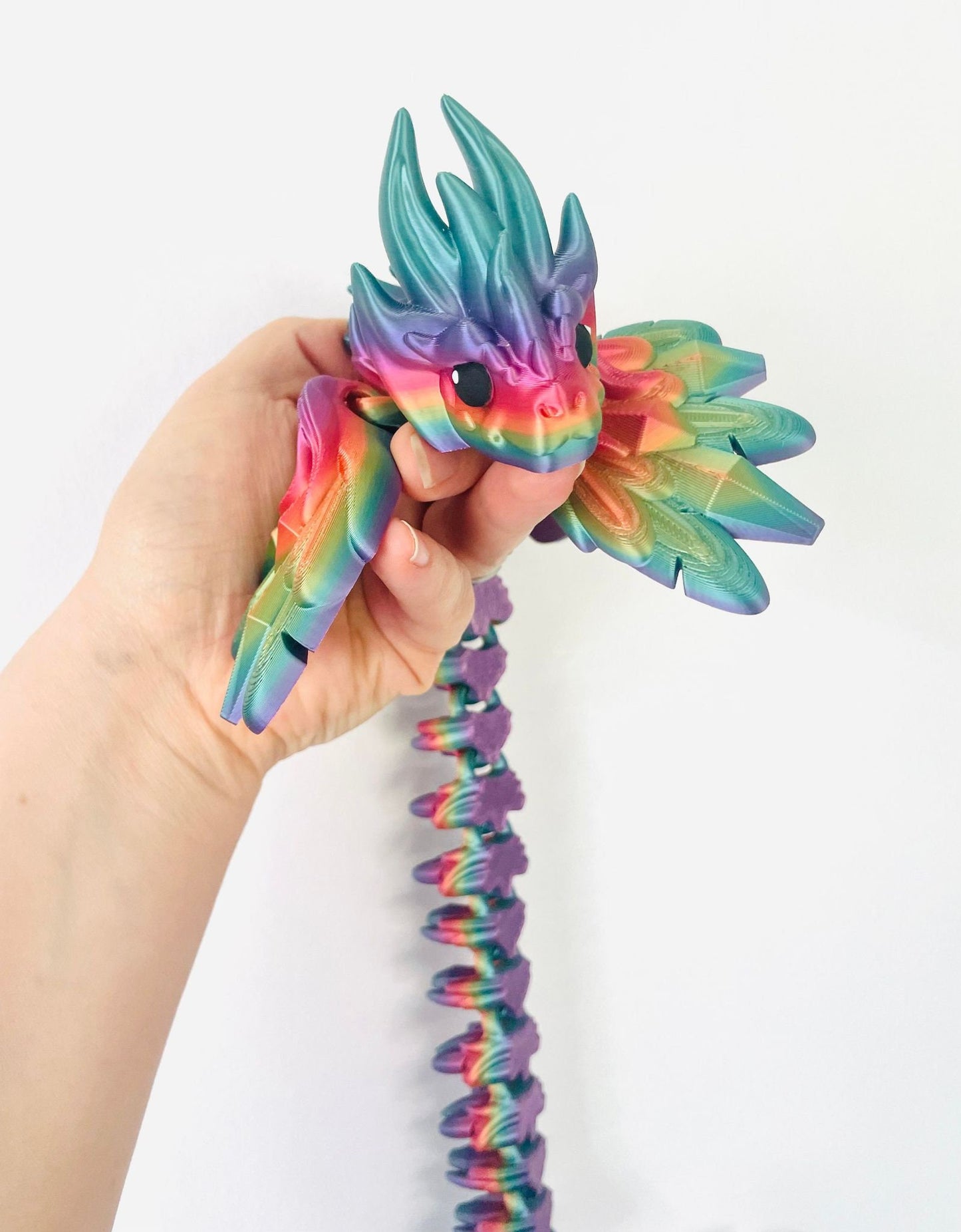 3D Printed Spike Dragon, Choose Your Colour