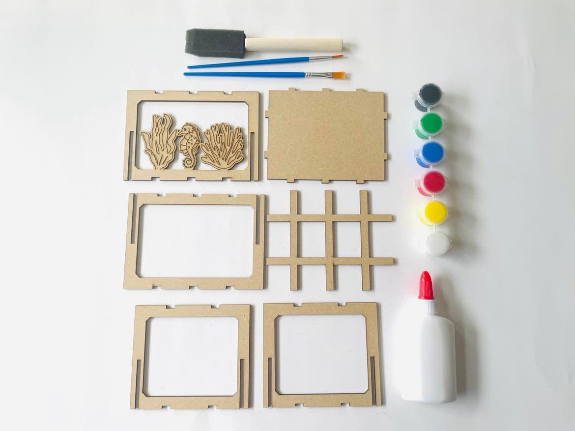 DIY Mini 3D Fish Aquarium Tank