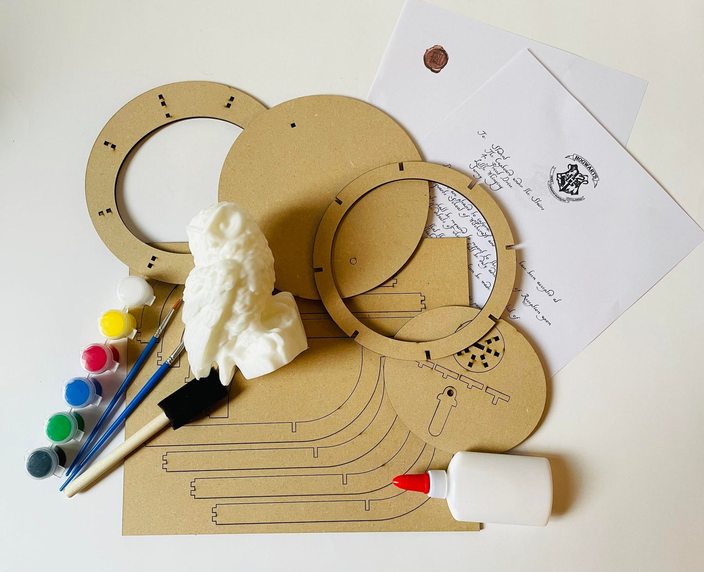 DIY 3D Wizard Owl and Cage,  Magical Owl