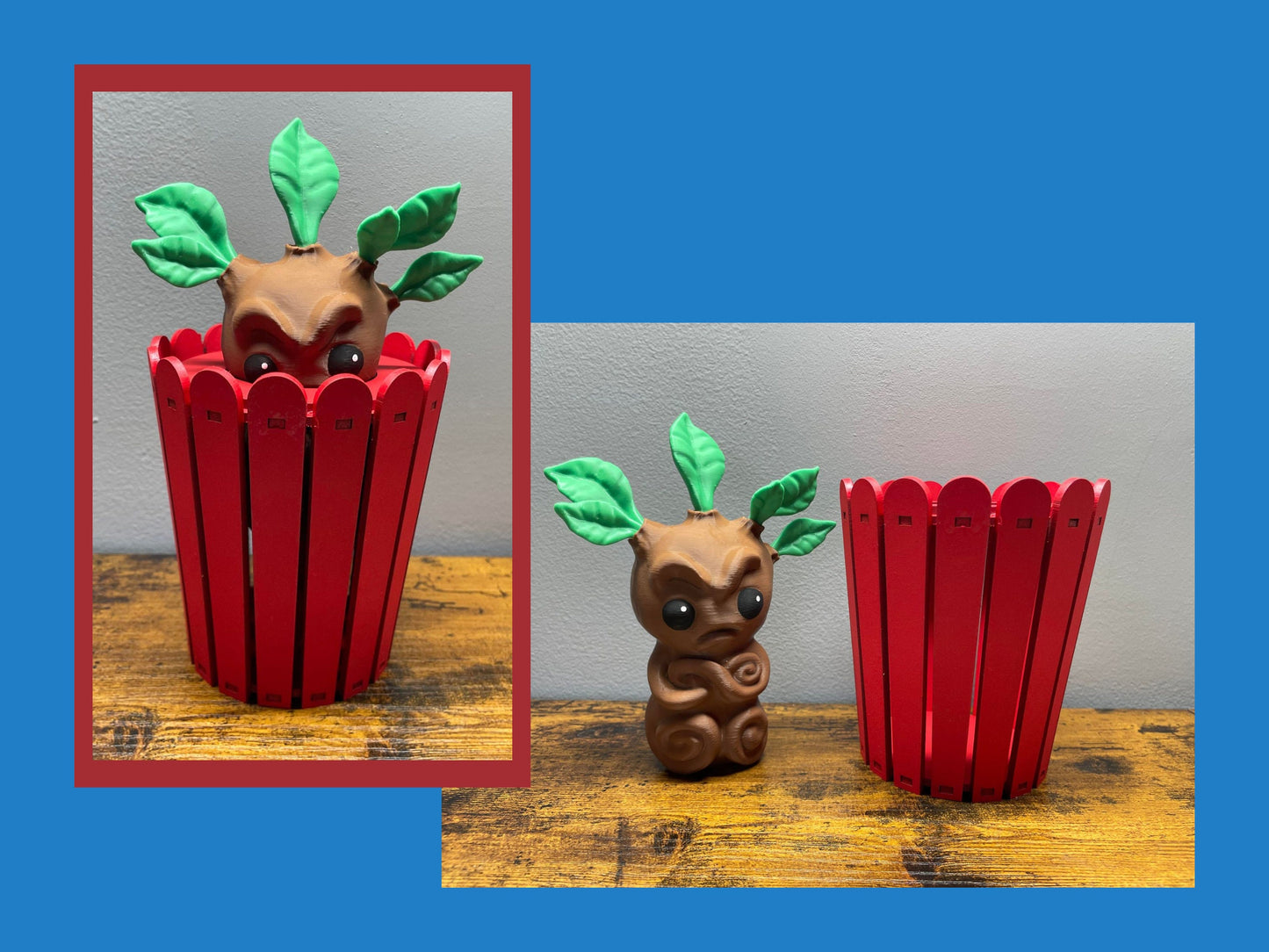 DIY 3D Mandrake and Plant Pot, Magical Plant