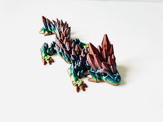 3D Printed Crystal Dragon, Choose Your Colour