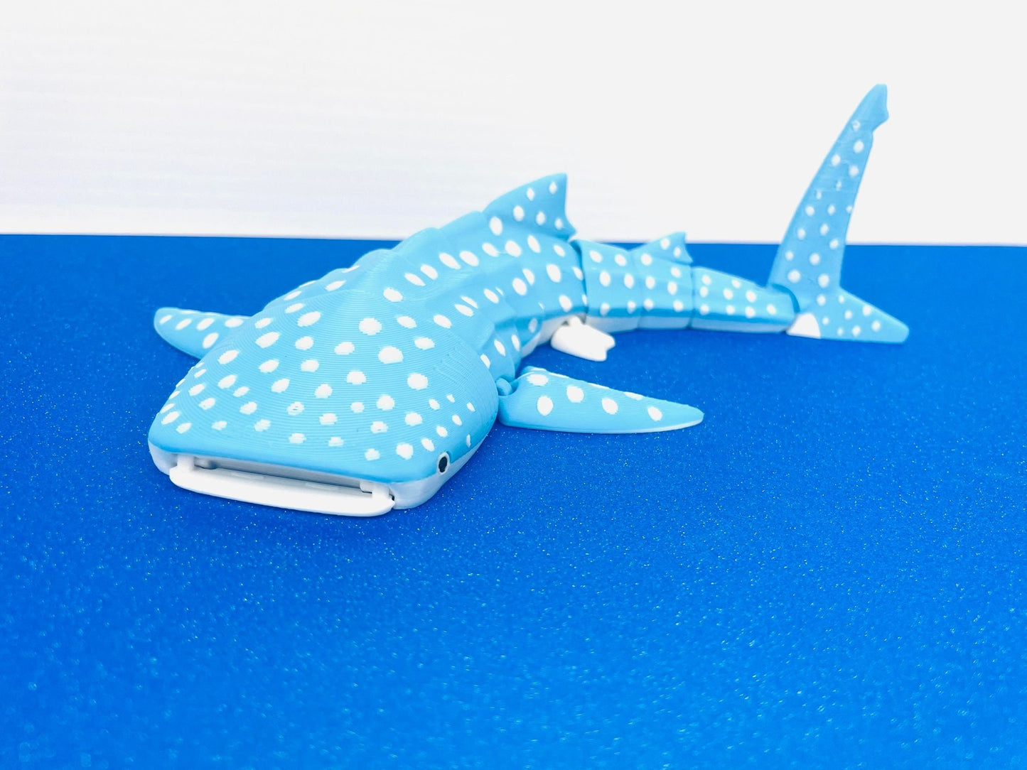 3D Printed Articulated Whale Shark with Display Stand