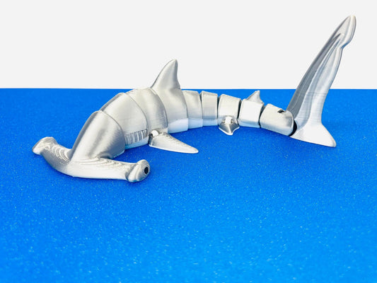 3D Printed Articulated Hammerhead Shark
