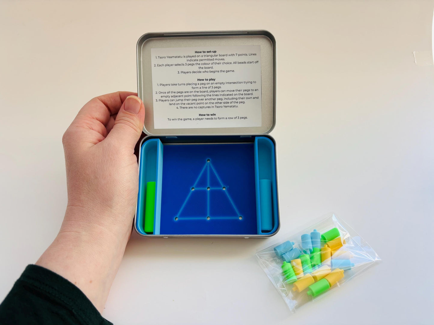 Travel Tsoro Yematatu Tin Game, Traditional Zimbabwe Family Game, Vacation Activity, Game For Car, Road Trip Activity, , Travel Enthusiast