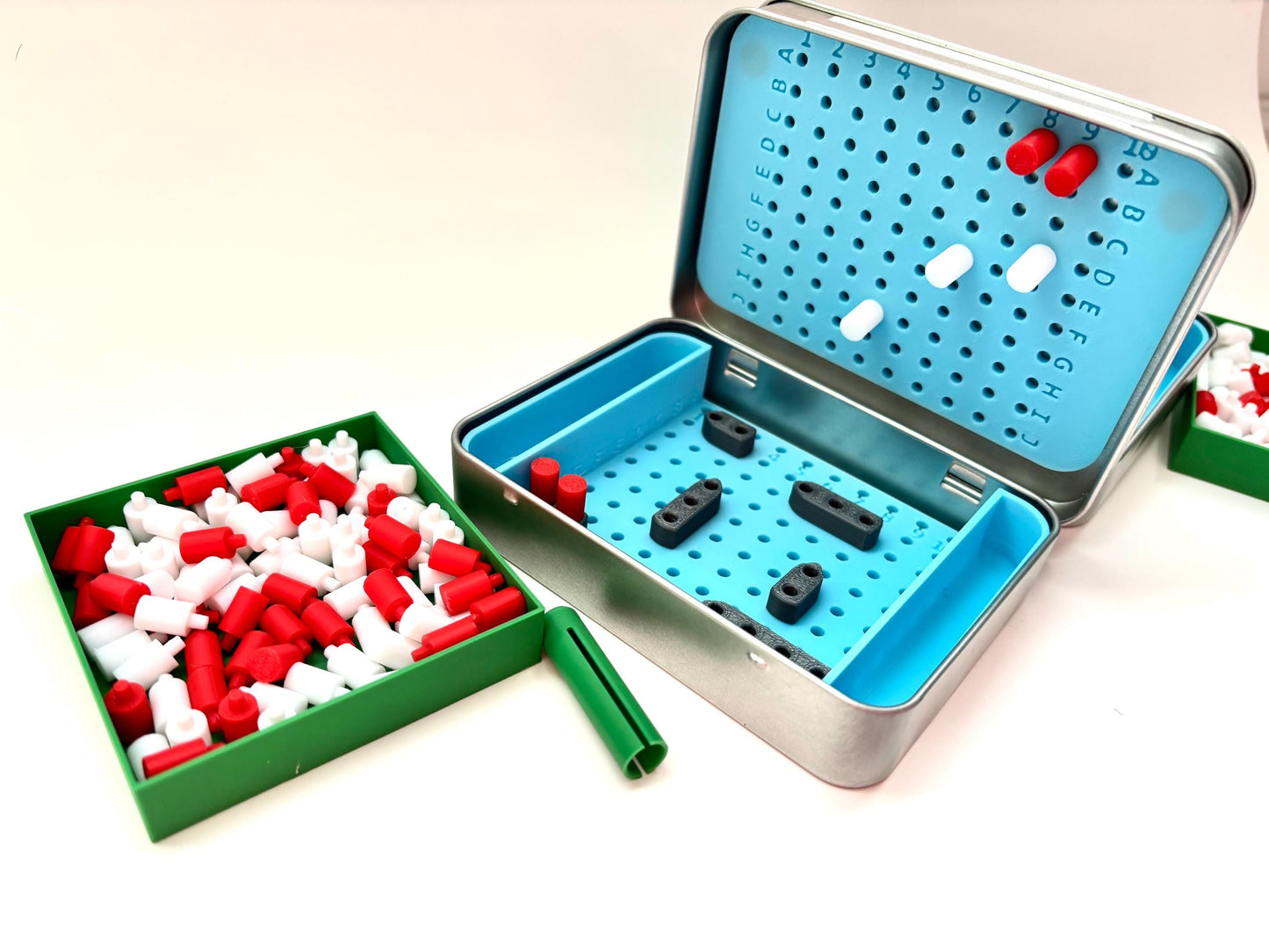 Travel Battleship Tin Game, Small War Ship Family Game, Vacation Activity, Game For Car, Road Trip Activity, 2 Player, Travel Enthusiast