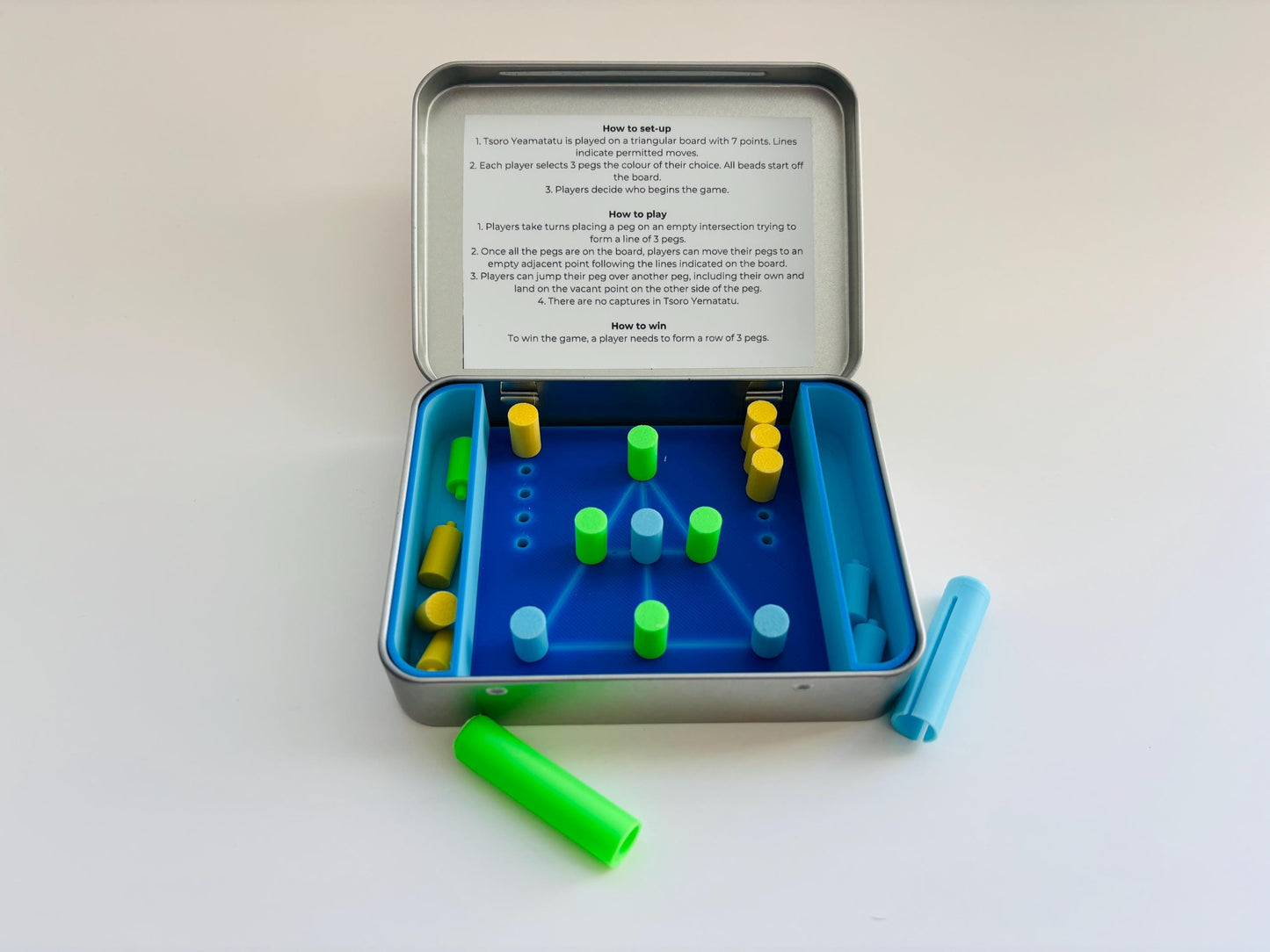 Travel Tsoro Yematatu Tin Game, Traditional Zimbabwe Family Game, Vacation Activity, Game For Car, Road Trip Activity, , Travel Enthusiast