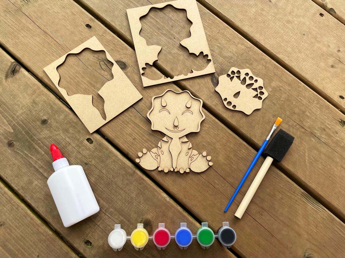DIY Triceratops Paint Kit