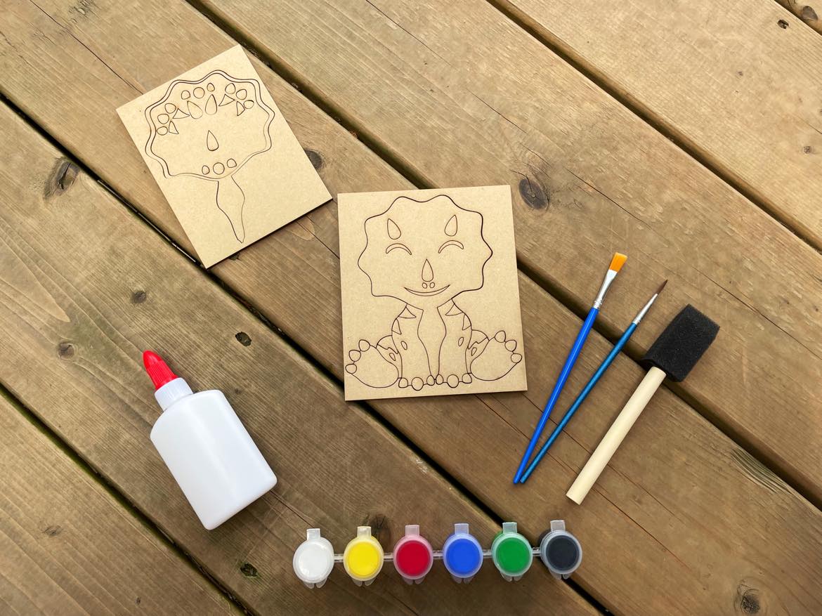 DIY Triceratops Paint Kit