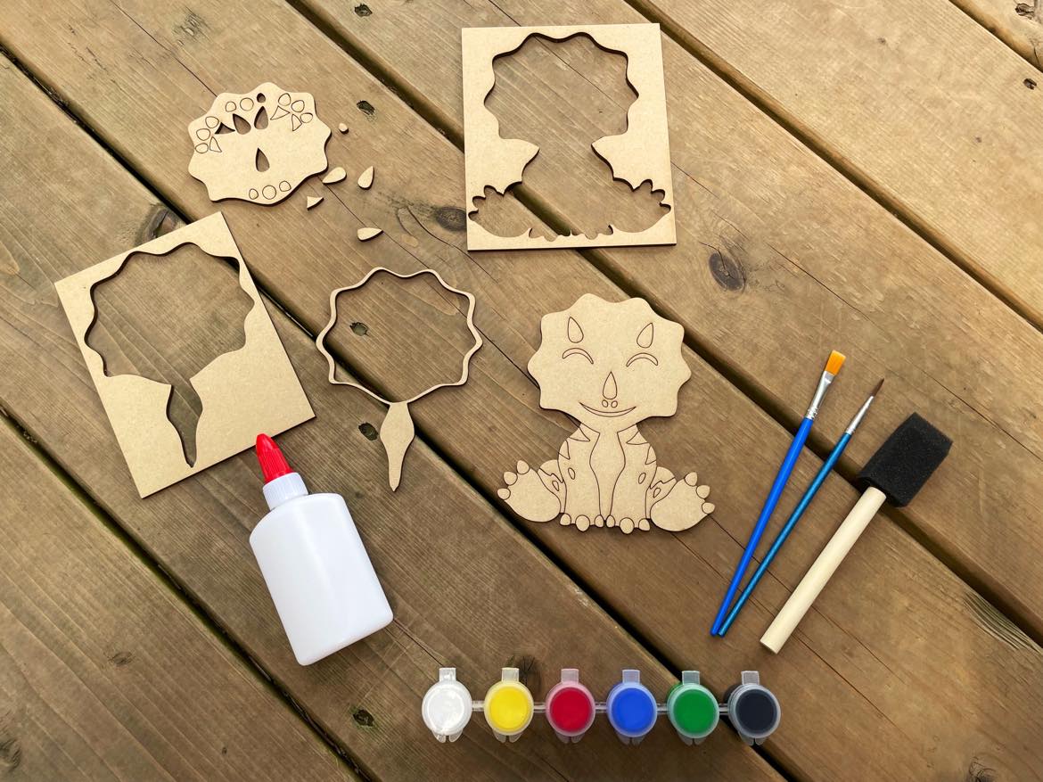DIY Triceratops Paint Kit