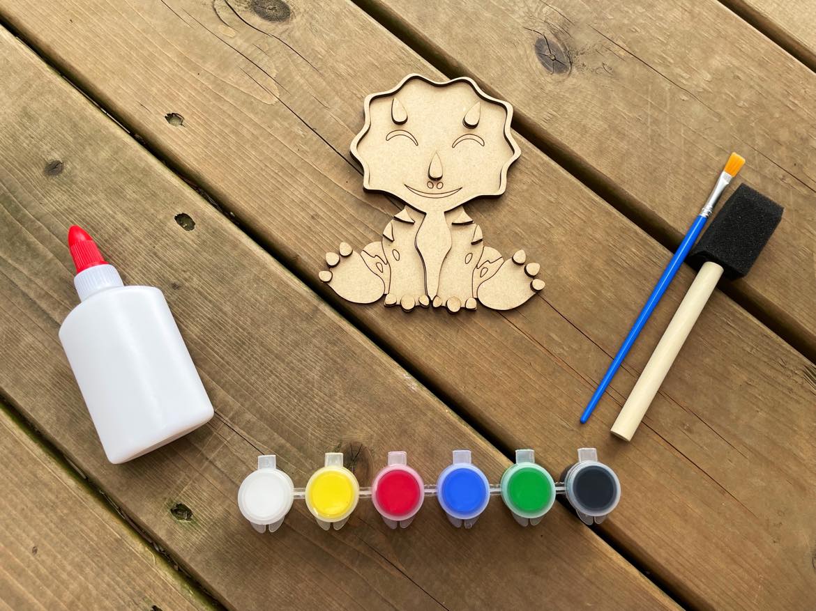 DIY Triceratops Paint Kit