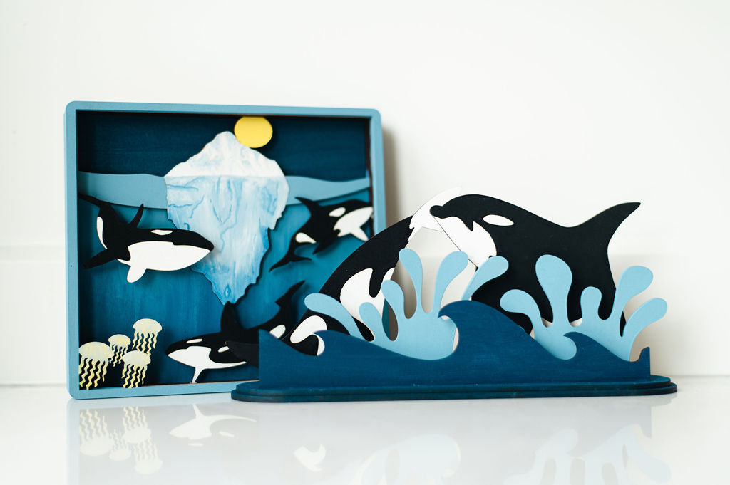 DIY Orca Killer Whale Kit