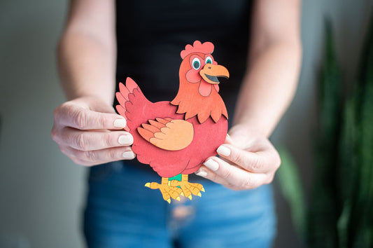 DIY Rooster Paint Kit