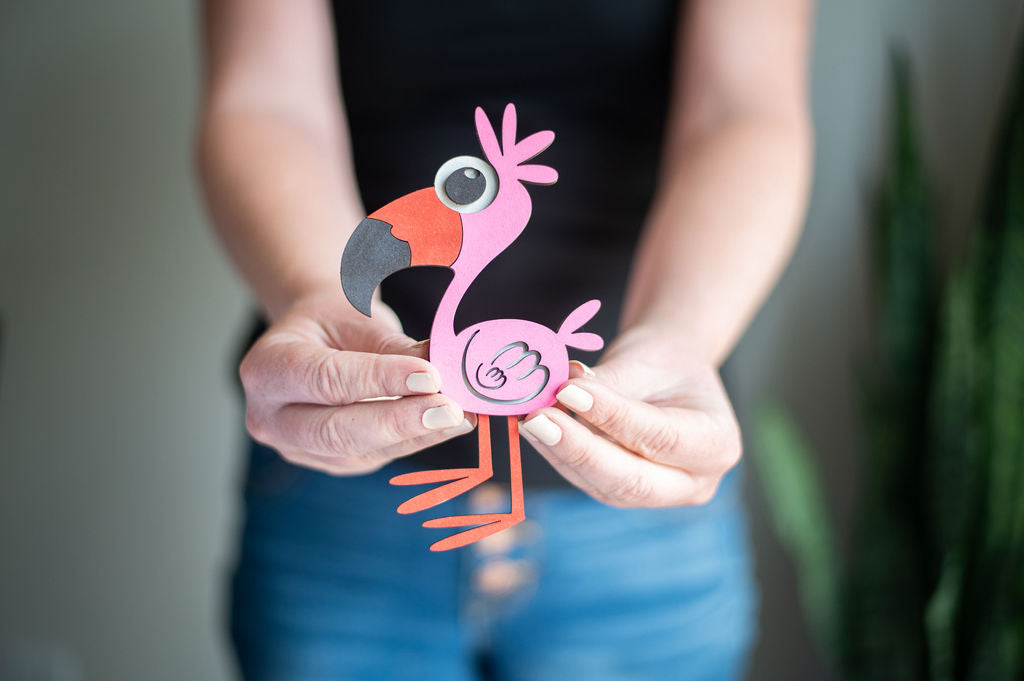 DIY Flamingo Paint Kit