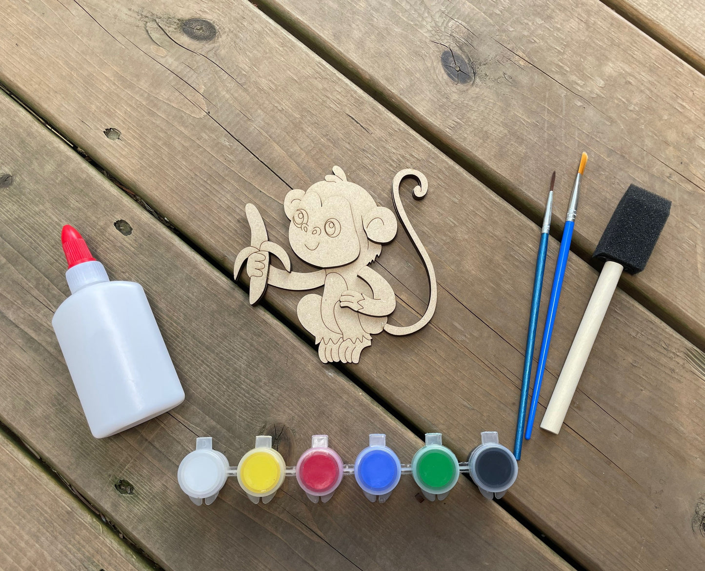 DIY Monkey Paint Kit