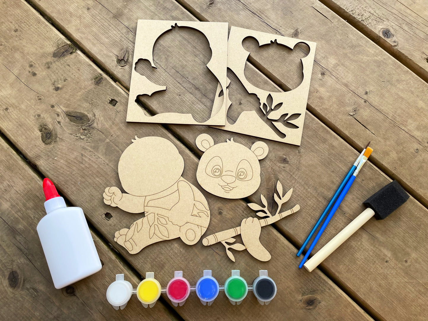 DIY Panda Paint Kit