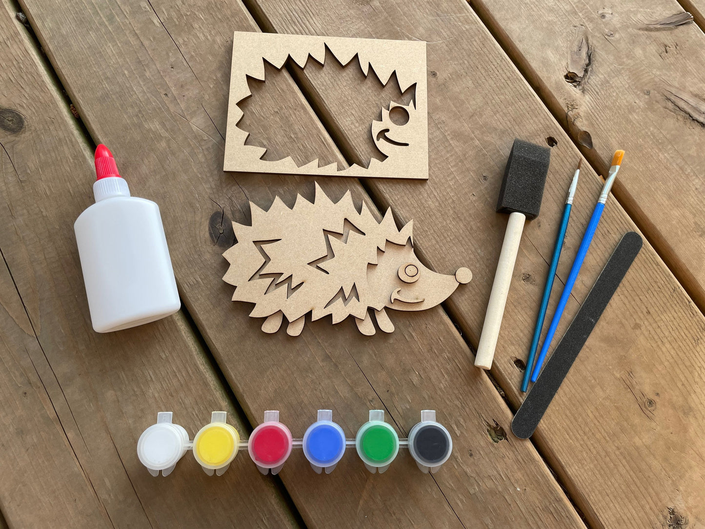 DIY Hedgehog Paint Kit