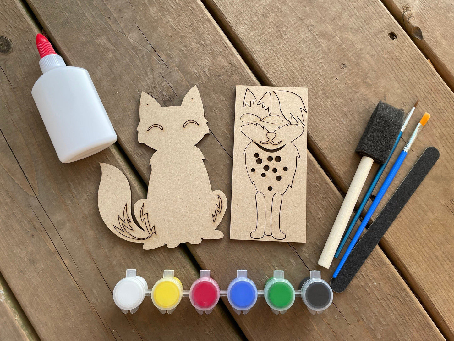 DIY Fox Paint Kit