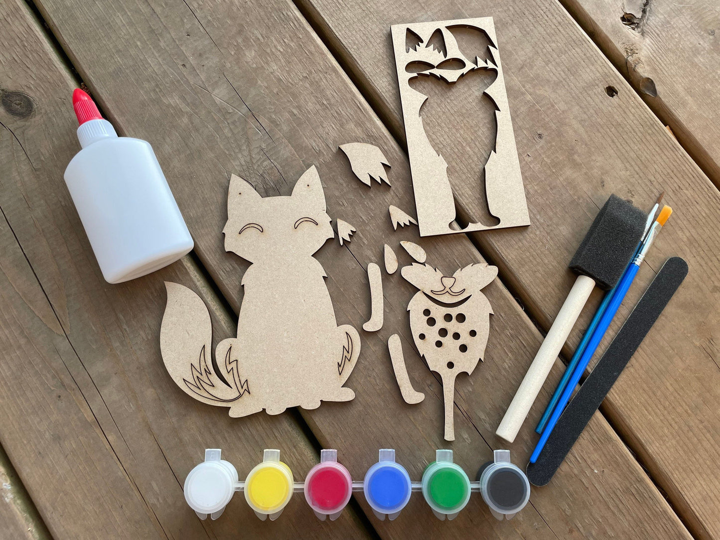 DIY Fox Paint Kit