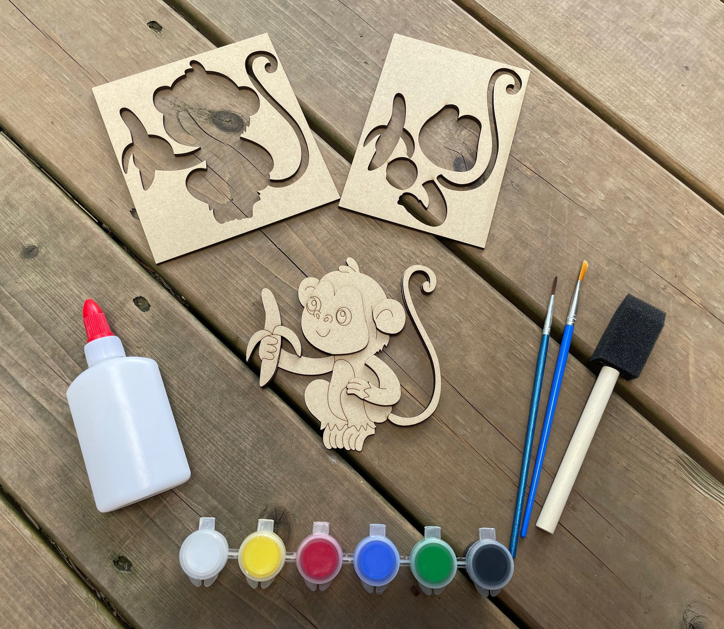 DIY Monkey Paint Kit