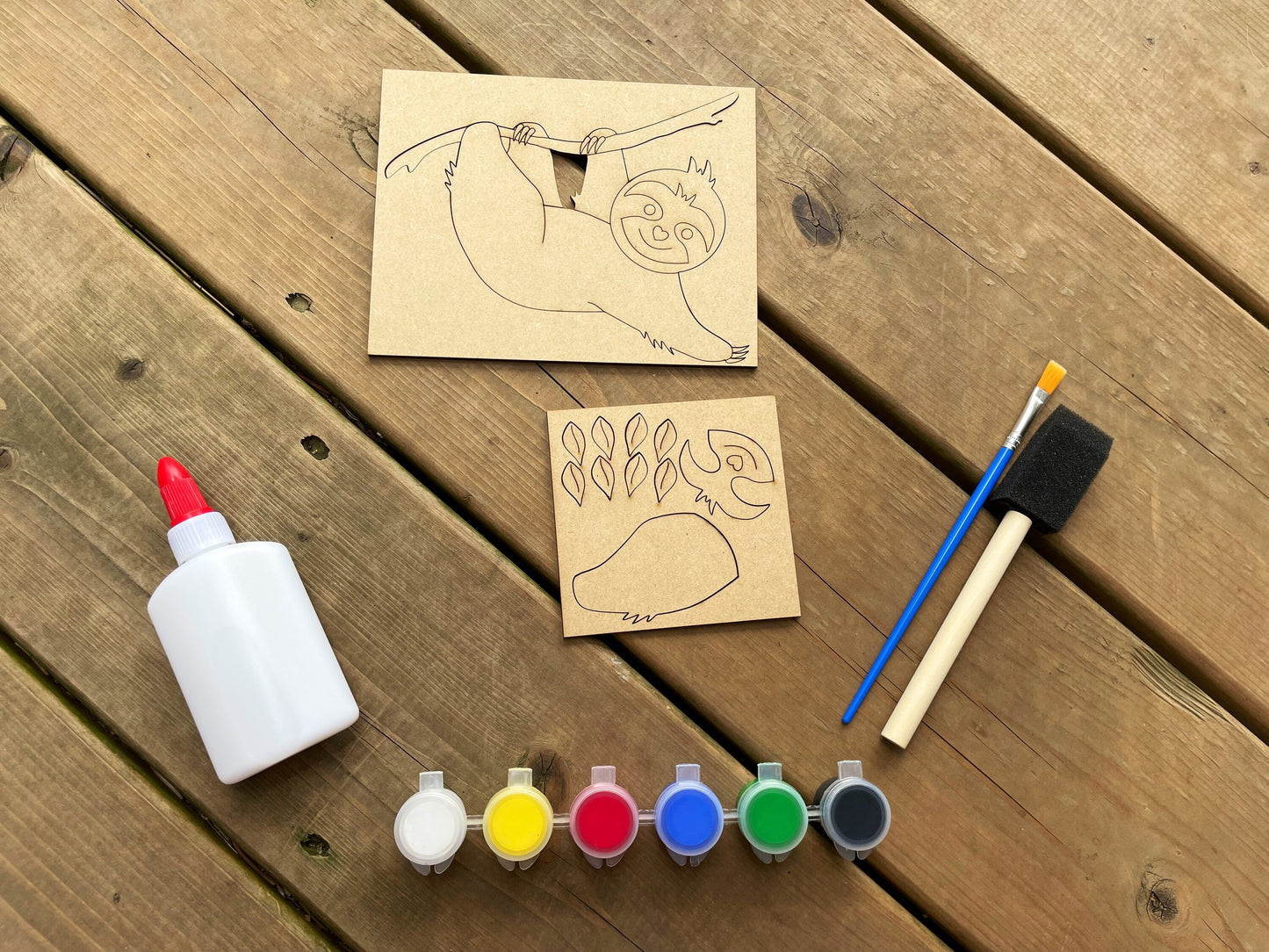 DIY Sloth Paint Kit