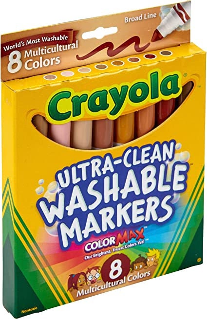 Crayola 8CT Multicultural Colours Markers