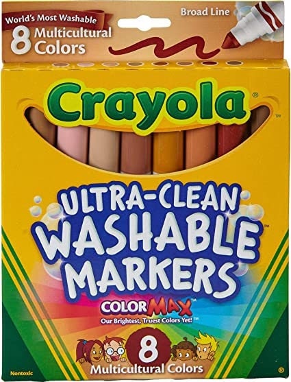 Crayola 8CT Multicultural Colours Markers