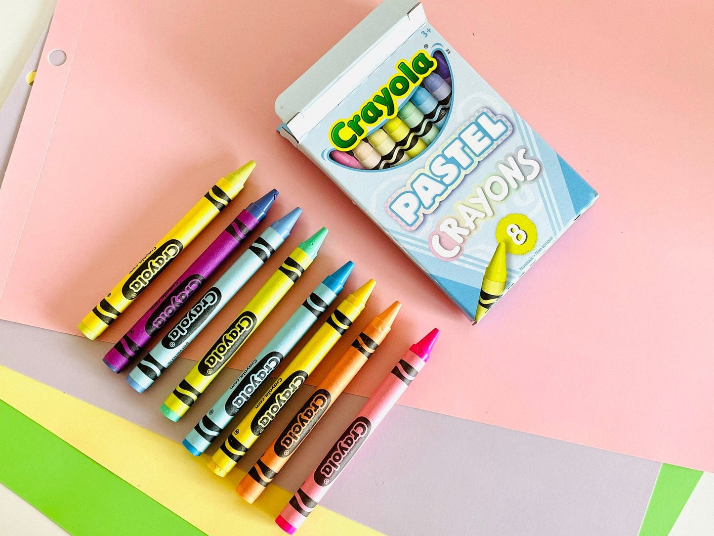 Crayola 8 Pastel Washable Crayons