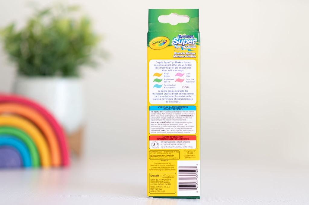 Crayola 5CT Tropical Colours SuperTips Markers