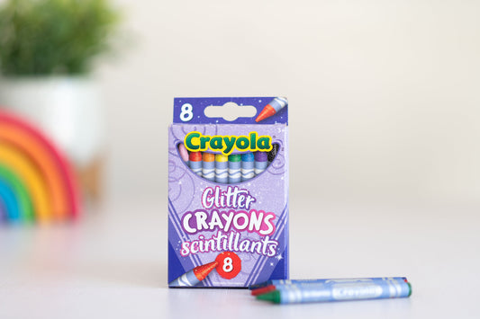 Crayola 8 Glitter Washable Crayons
