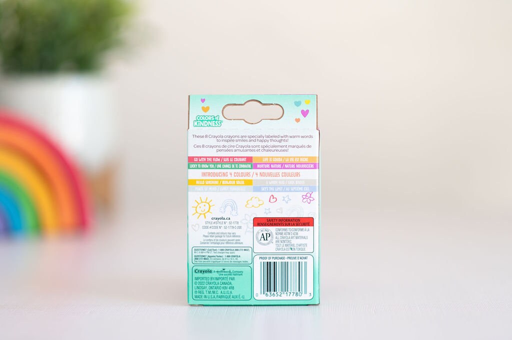 Crayola 8 Colors of Kindness Washable Crayons