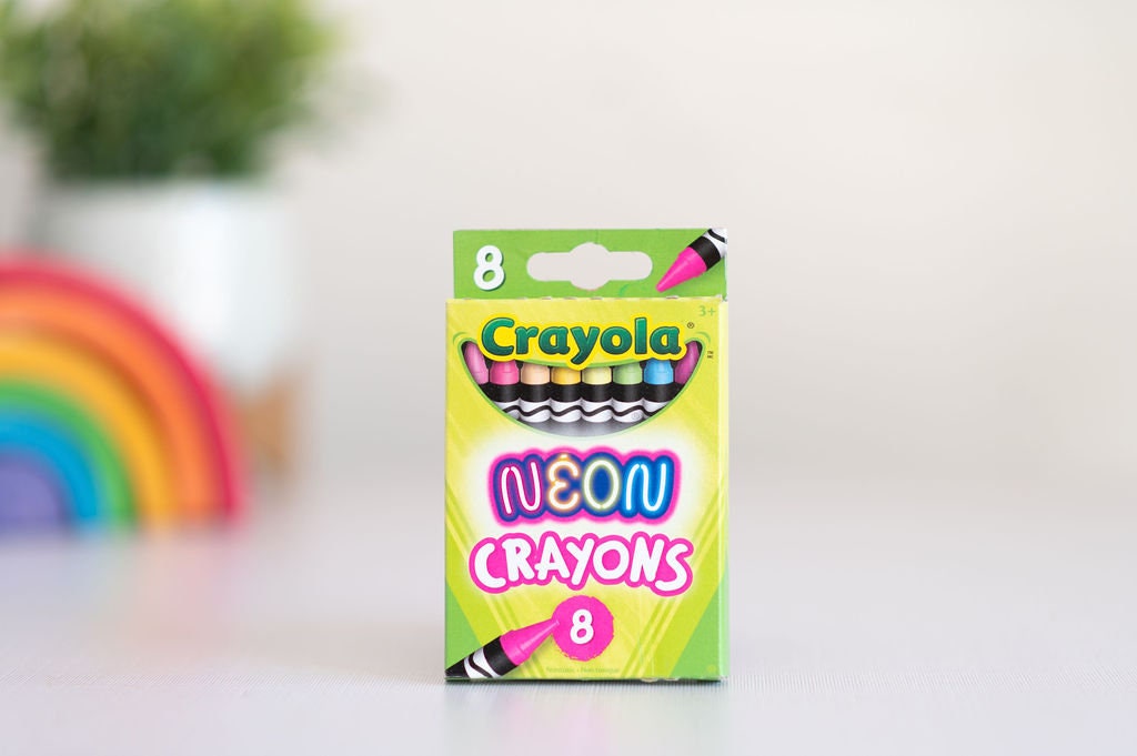 Crayola 8 Neon Washable Crayons