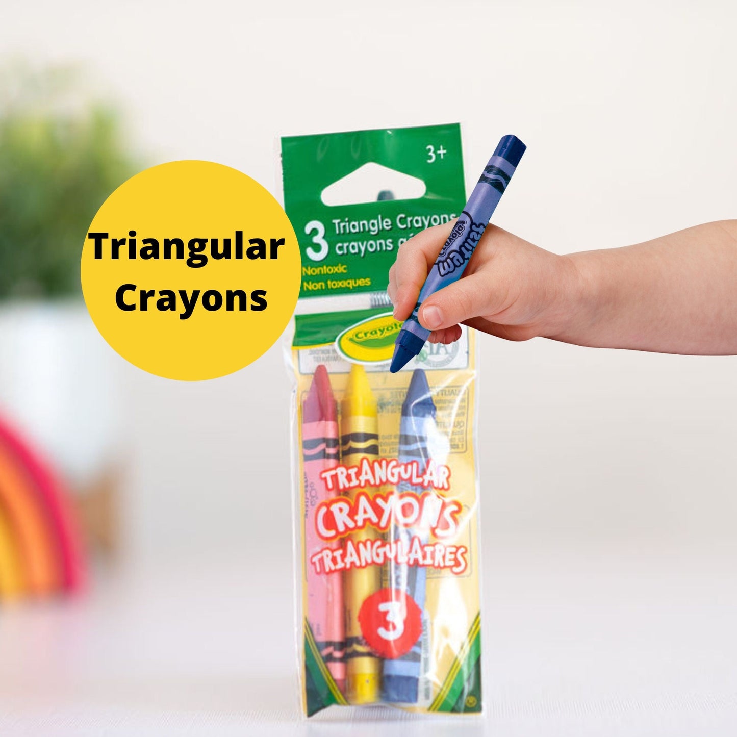 Crayola 3 Triangular Washable Crayons