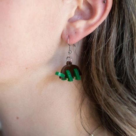 Tortoise 3D Earrings