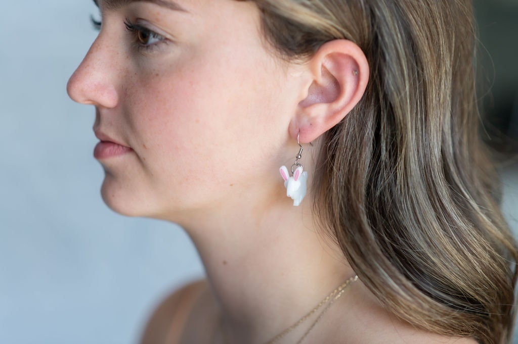 Rabbit 3D Earrings