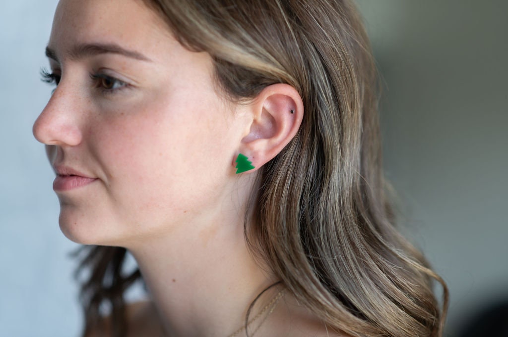 Christmas Tree Earrings