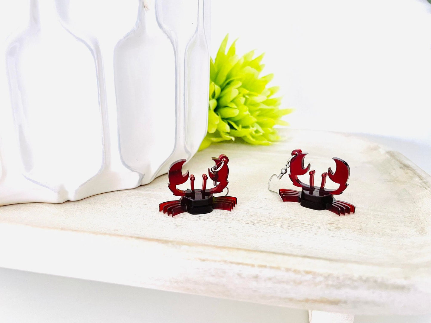Crab 3D Earrings