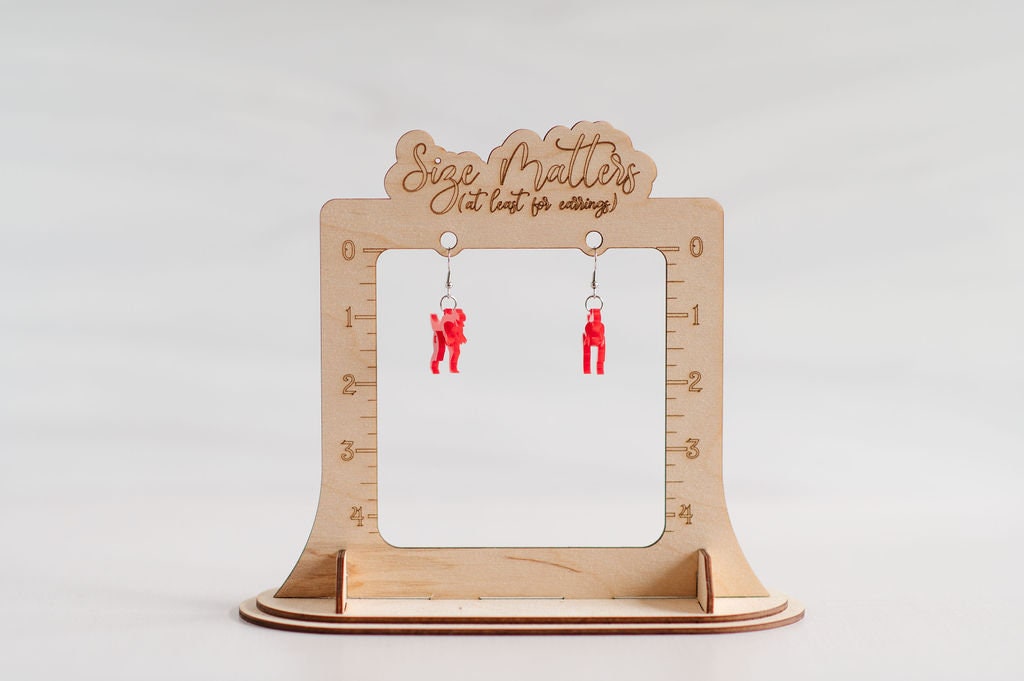 3D Earrings Tyrannosaurus Rex Dinosaur